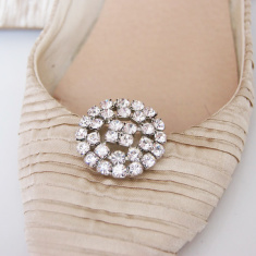 art deco shoe clips