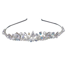 short wedding tiara