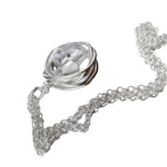 Swirl Crystal Pendant
