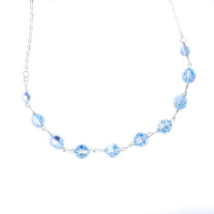blue crystal necklace