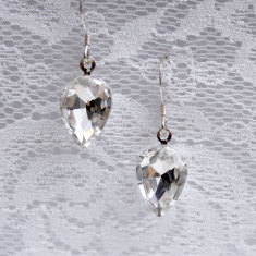 crystal wedding earrings